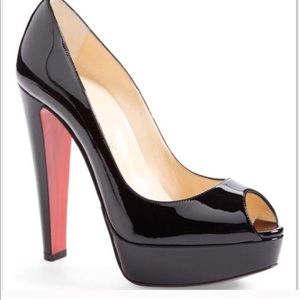 Christian Louboutin peeptoe size 38.